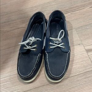 Tommy Hilfiger Men's Navy Boat Shoes